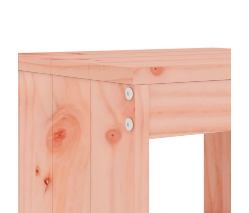 Mesa alta y taburetes de jardín 5 piezas madera maciza Douglas