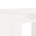 Set de mesa y taburetes altos jardín 5 pzas madera pino blanco