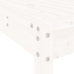 Set de mesa y taburetes altos jardín 3 pzas madera pino blanco