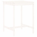 Set de mesa y taburetes altos jardín 5 pzas madera pino blanco
