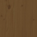 Mesa y taburetes altos de jardín 5 pzas madera pino marrón miel