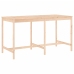 Set de mesa y taburetes altos jardín 9 pzas madera maciza pino