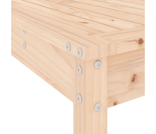 Set de mesa y taburetes altos jardín 9 pzas madera maciza pino