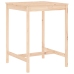 Set de mesa y taburetes altos 3 piezas madera maciza de pino
