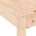 Set de mesa y taburetes altos 3 piezas madera maciza de pino
