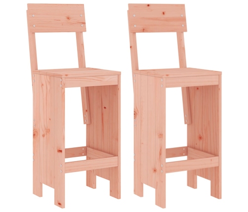 Mesa y sillas de jardín 3 pzas madera maciza Douglas