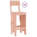 Juego de muebles de jardín 9 pzas madera maciza abeto Douglas