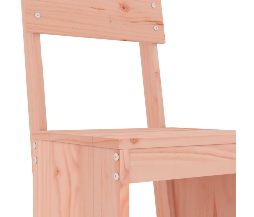 Juego de muebles de jardín 9 pzas madera maciza abeto Douglas