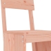 Juego de muebles de jardín 9 pzas madera maciza abeto Douglas