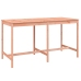 Juego de muebles de jardín 9 pzas madera maciza abeto Douglas