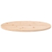 Tablero de mesa ovalado madera maciza de pino 70x35x2,5 cm