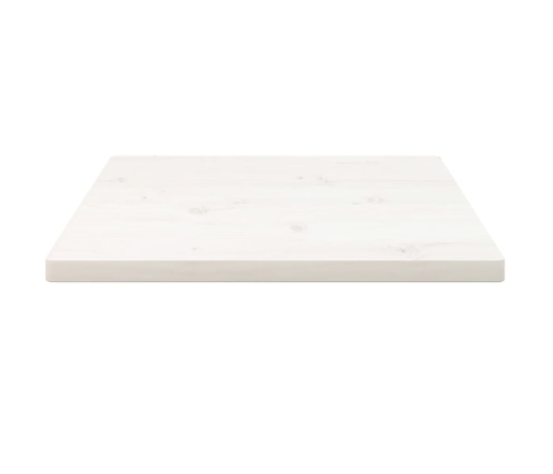 Tablero de mesa cuadrado madera maciza pino blanco 40x40x2,5 cm