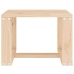 Mesa auxiliar de jardín madera maciza de pino 40x38x28,5 cm