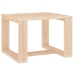 Mesa auxiliar de jardín madera maciza de pino 40x38x28,5 cm