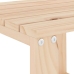 Mesa auxiliar de jardín madera maciza de pino 40x38x28,5 cm