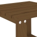 Mesa auxiliar de jardín madera pino marrón miel 40x38x28,5 cm