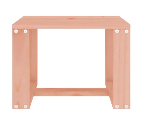 Mesa auxiliar de jardín madera maciza douglas 40x38x28,5 cm