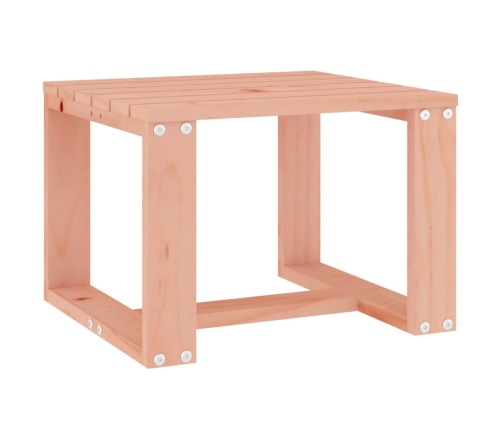 Mesa auxiliar de jardín madera maciza douglas 40x38x28,5 cm