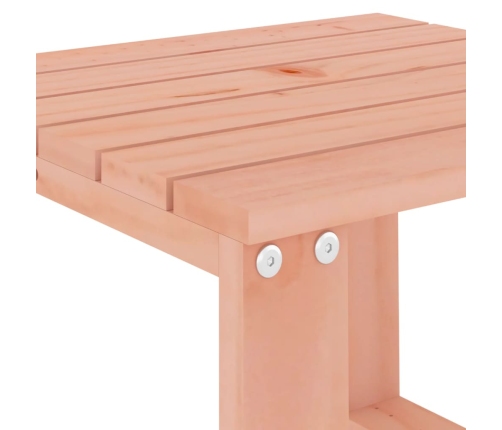 Mesa auxiliar de jardín madera maciza douglas 40x38x28,5 cm