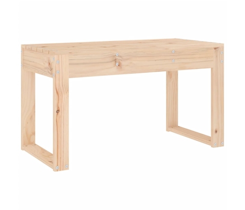 vidaXL Banco de jardín madera maciza de pino 80x38x45 cm