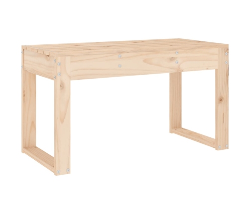 vidaXL Banco de jardín madera maciza de pino 80x38x45 cm