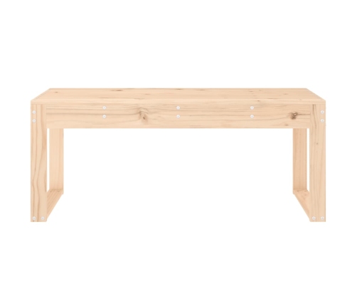 vidaXL Banco de jardín madera maciza de pino 110x38x45 cm