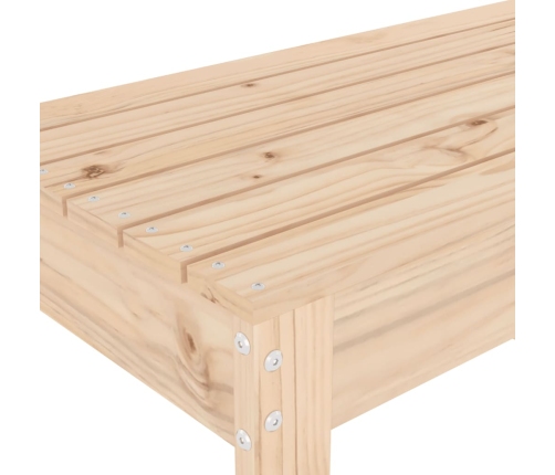 vidaXL Banco de jardín madera maciza de pino 110x38x45 cm