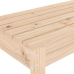 vidaXL Banco de jardín madera maciza de pino 110x38x45 cm