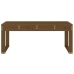 Banco de jardín madera maciza de pino marrón miel 110x38x45 cm