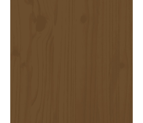 Banco de jardín madera maciza de pino marrón miel 110x38x45 cm