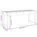 Banco de jardín madera maciza de pino marrón miel 110x38x45 cm