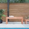 vidaXL Banco de jardín madera maciza de abeto Douglas 110x38x45 cm