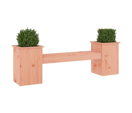 Banco con jardineras madera de abeto Douglas 184,5x39,5x56,5 cm