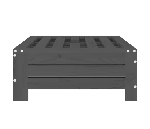 Cubierta para base de sombrilla madera maciza de pino gris