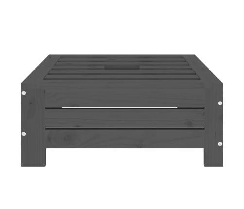 Cubierta para base de sombrilla madera maciza de pino gris