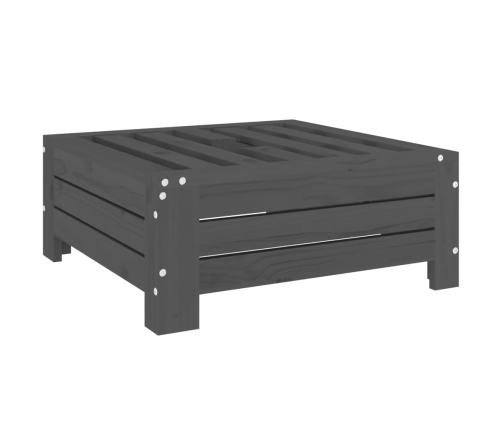 Cubierta para base de sombrilla madera maciza de pino gris
