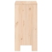 Taburetes altos de cocina 2 uds madera maciza pino 40x36x75 cm