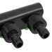 Adaptador para grifo de 4 vías ABS & PP verde negro 19,5x6x11cm