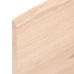 Estante de pared madera maciza de roble sin tratar 40x20x2 cm