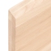 Estante de pared madera maciza de roble sin tratar 40x20x4 cm