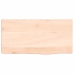 vidaXL Estante de pared madera maciza de roble sin tratar 40x20x6 cm