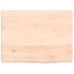 Estante de pared madera maciza roble sin tratar 40x30x(2-4) cm