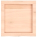 Estante de pared madera maciza roble sin tratar 40x40x(2-4) cm