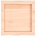 Estante de pared madera maciza roble sin tratar 40x40x(2-6) cm