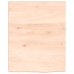 vidaXL Estante de pared madera maciza de roble sin tratar 40x50x2 cm