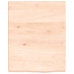 vidaXL Estante de pared madera maciza roble sin tratar 40x50x(2-4) cm