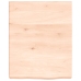 Estante de pared madera maciza roble sin tratar 40x50x(2-6) cm