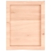 Estante de pared madera maciza roble sin tratar 40x50x(2-6) cm