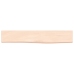 Estante de pared madera maciza de roble sin tratar 60x10x2 cm