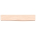 Estante de pared madera maciza de roble sin tratar 60x10x4 cm